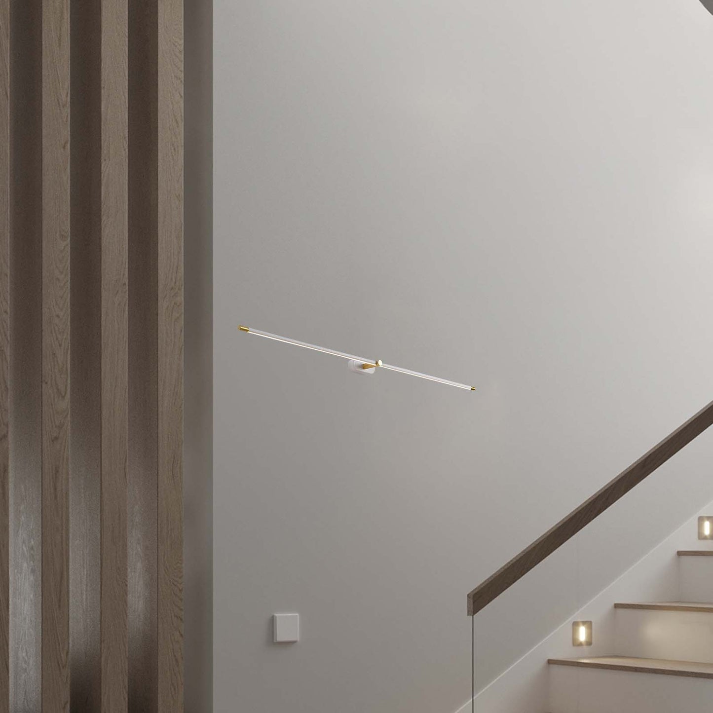 Minimalist Linear Modern Metal Wall Lamp