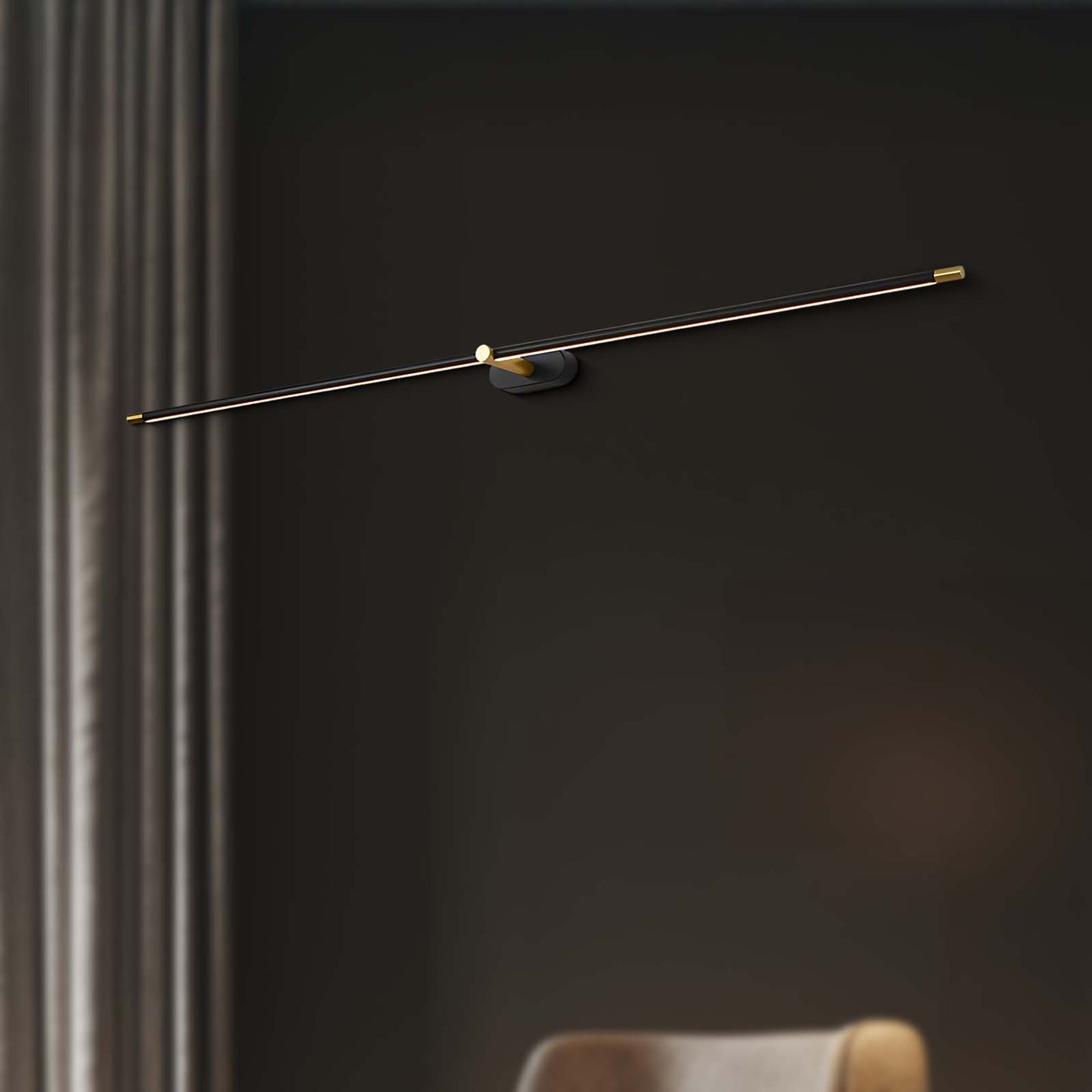 Minimalist Linear Modern Metal Wall Lamp