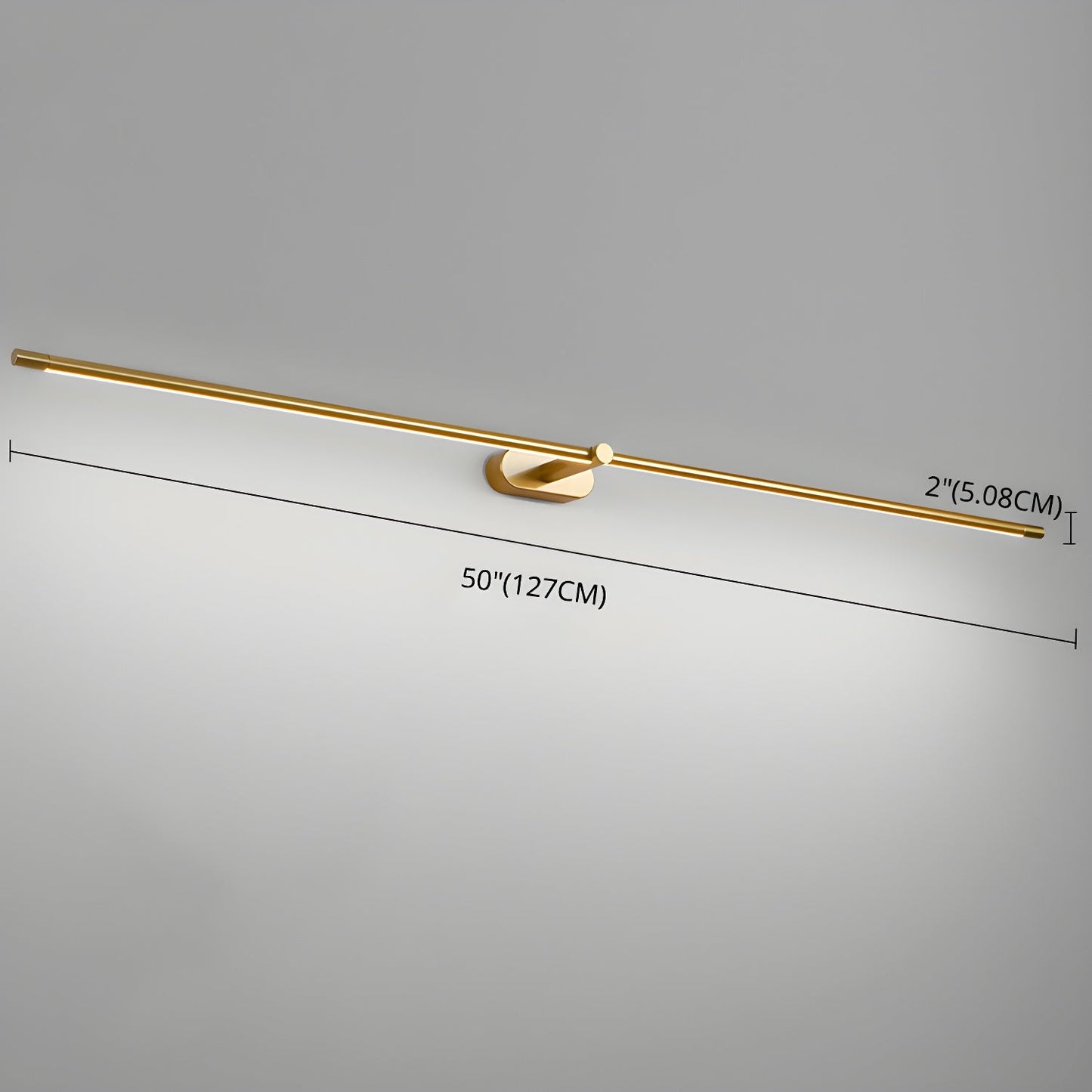 Minimalist Linear Modern Metal Wall Lamp