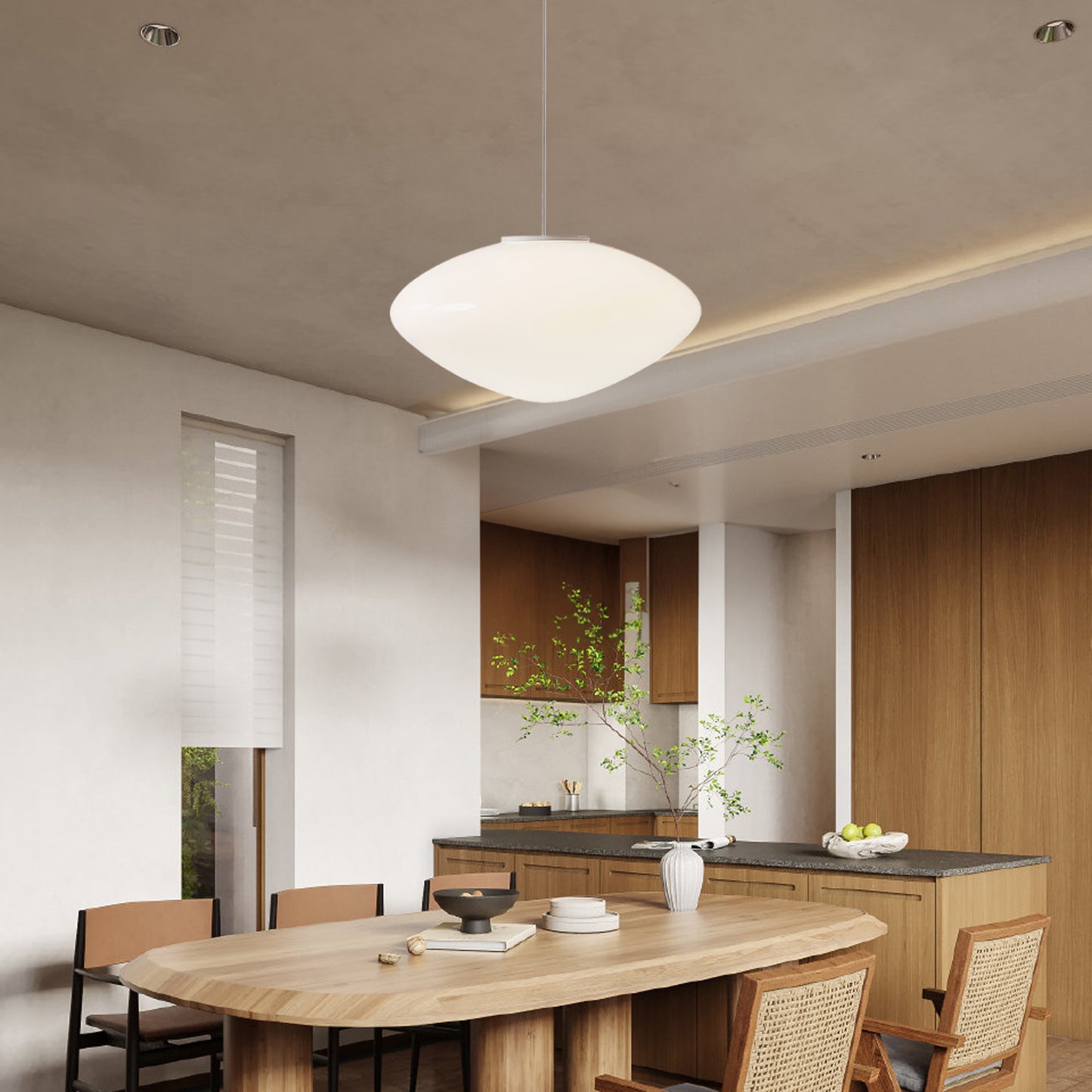 Mist Modern Crystal Pendant Lamp