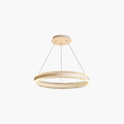 Circle LED Modern Aluminum Chandelier