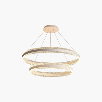 Circle LED Modern Aluminum Chandelier