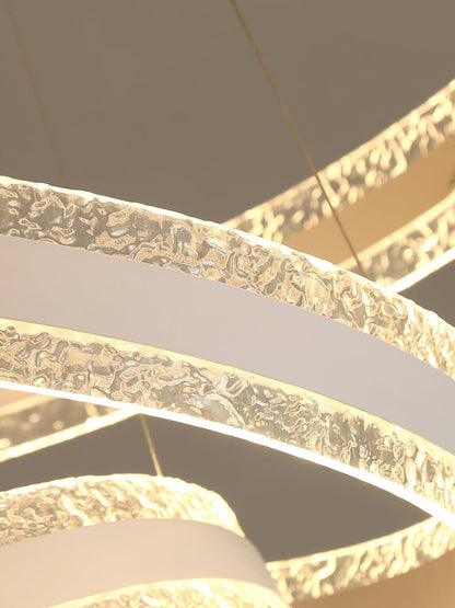 Circle LED Modern Aluminum Chandelier