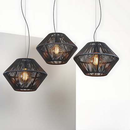 Modern Handwoven Brunch Pendant Lamp