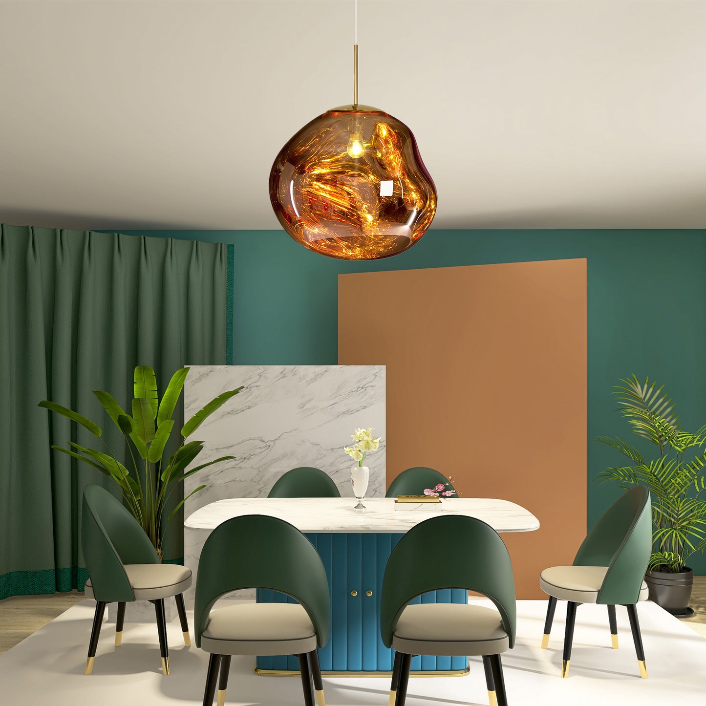 Lava Modern Crystal Pendant Lamp