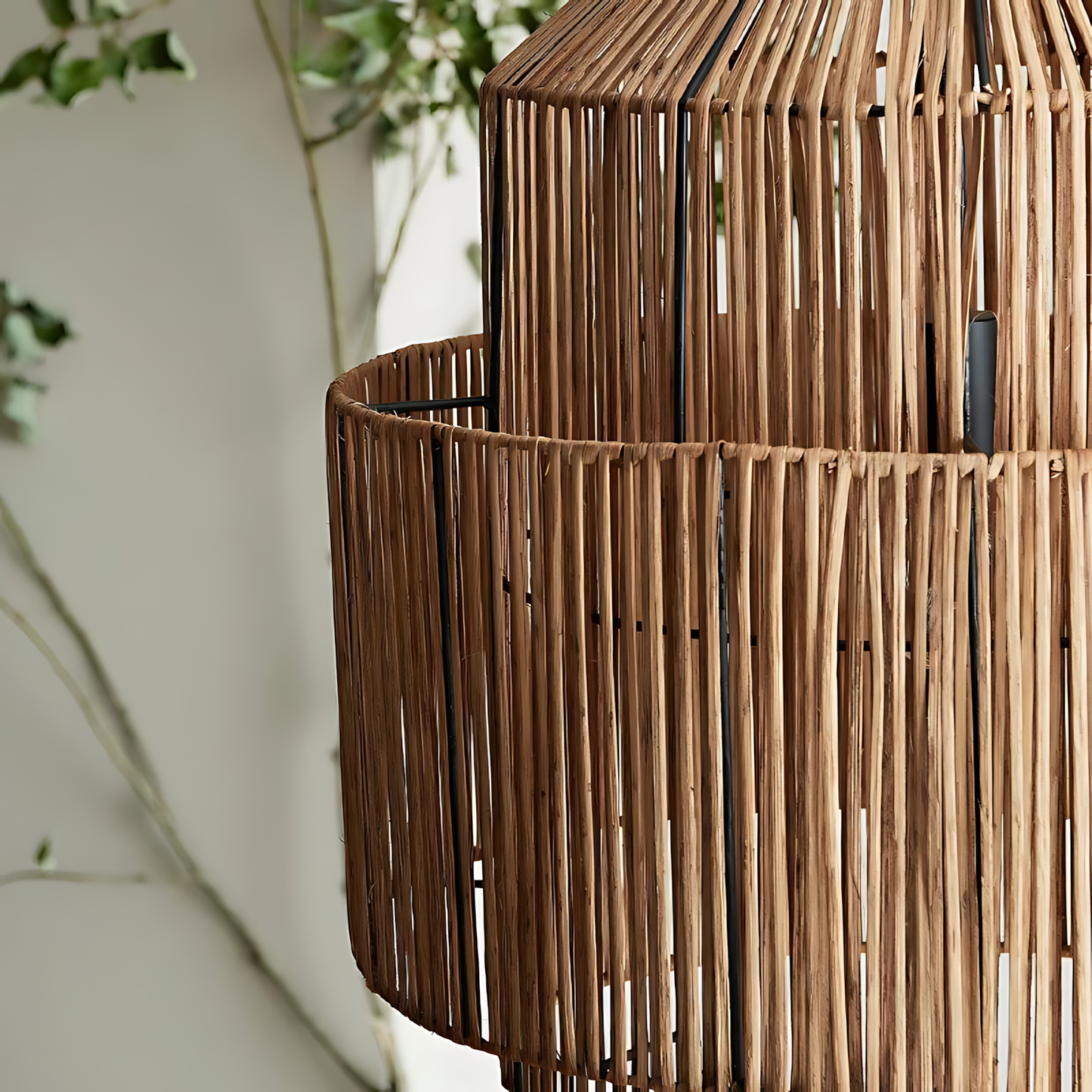 Modern Rattan Lunch Pendant Lamp