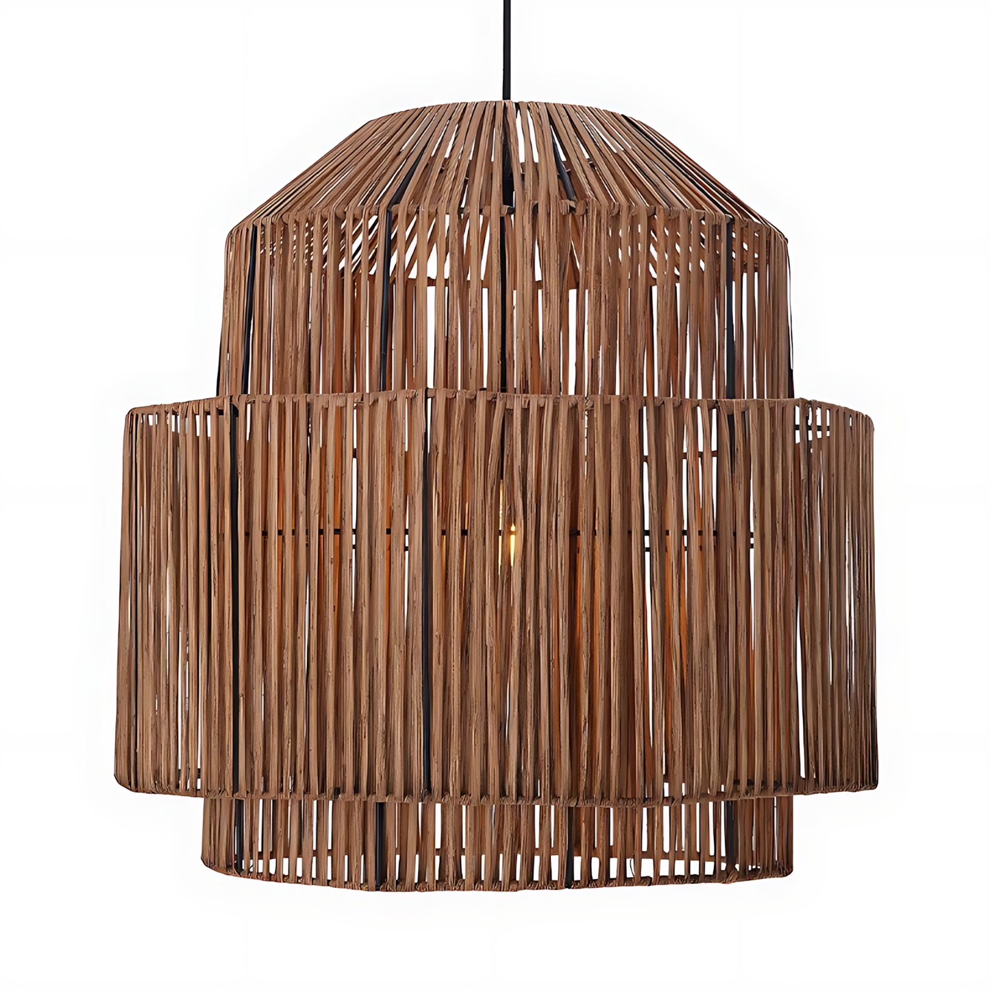 Modern Rattan Lunch Pendant Lamp