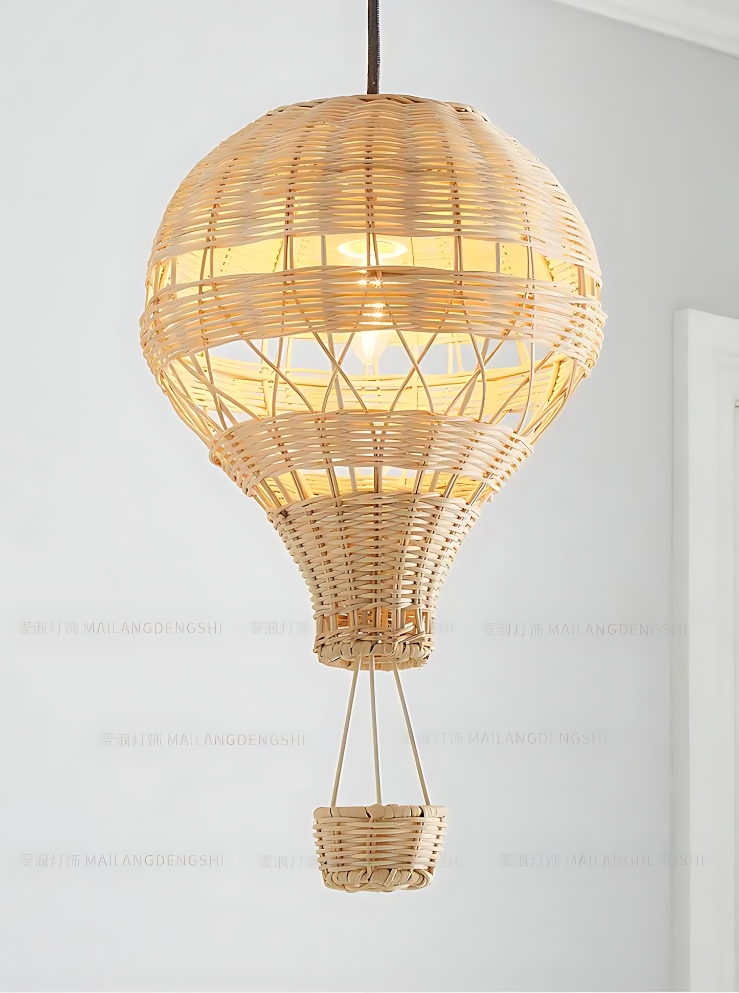 Modern Rattan Nap Pendant Lamp