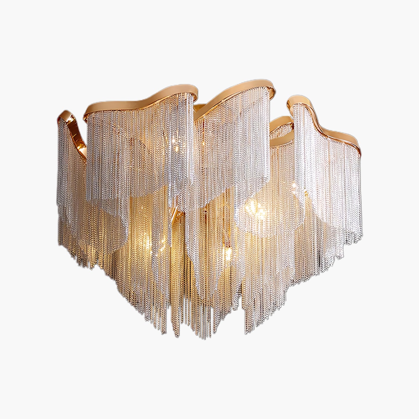 Modern Tassel Luxury Metal Ceiling Lamp