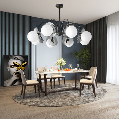 Molecular Spherical Modern Crystal Chandelier