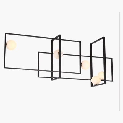 Mondrian Eclectic Crystal Ceiling Light