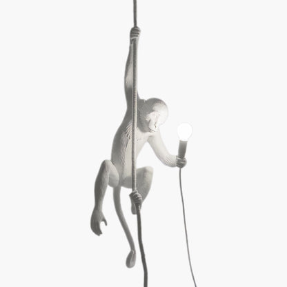 Monkey Eclectic Metal Pendant Lamp