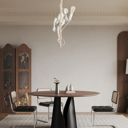 Monkey Eclectic Metal Pendant Lamp