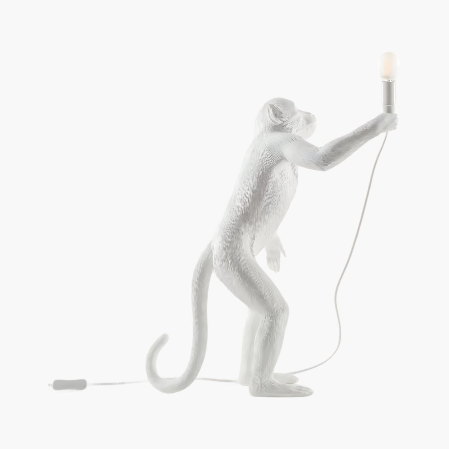 Monkey Eclectic Metal Table Lamp