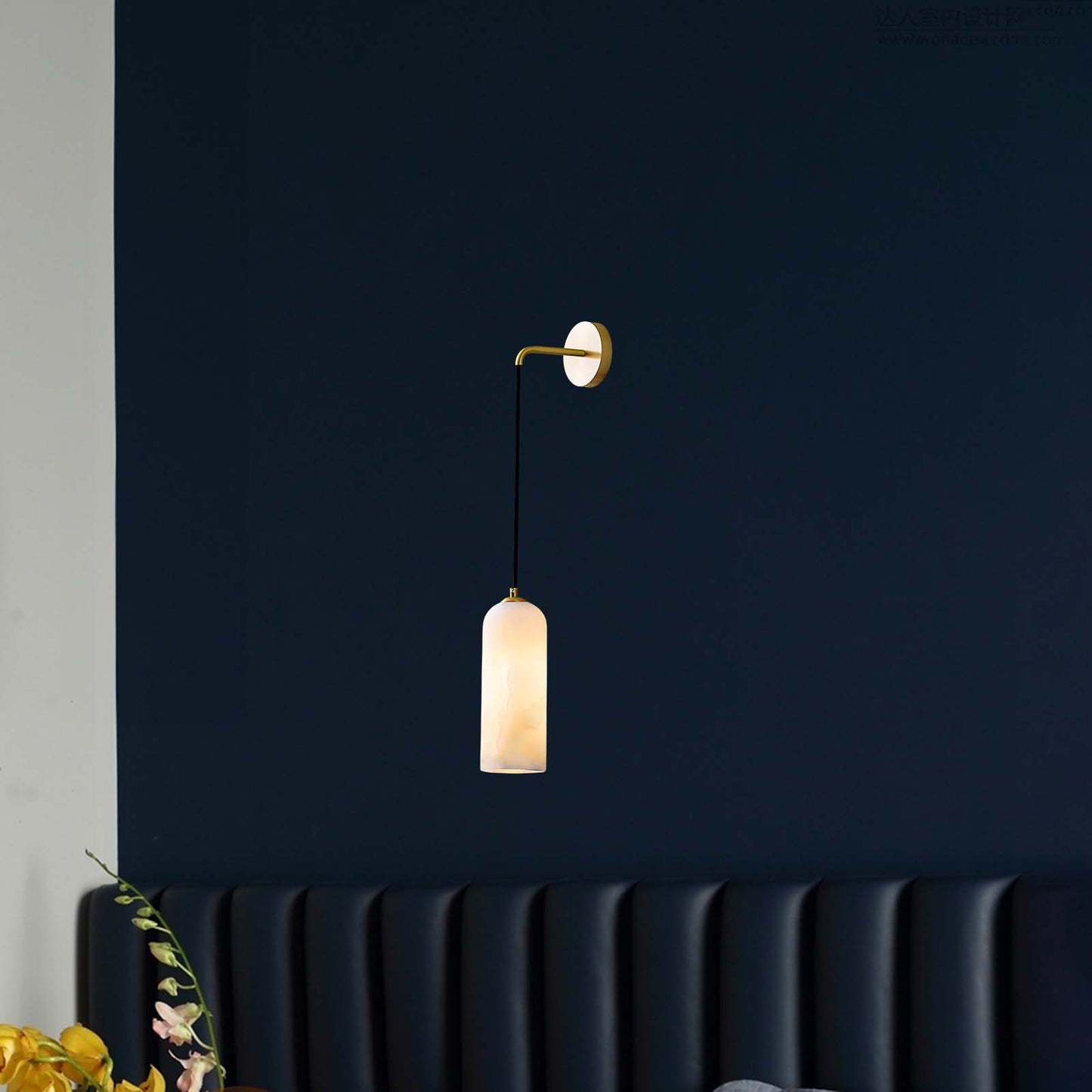 Monty Modern Brass Wall Lamp