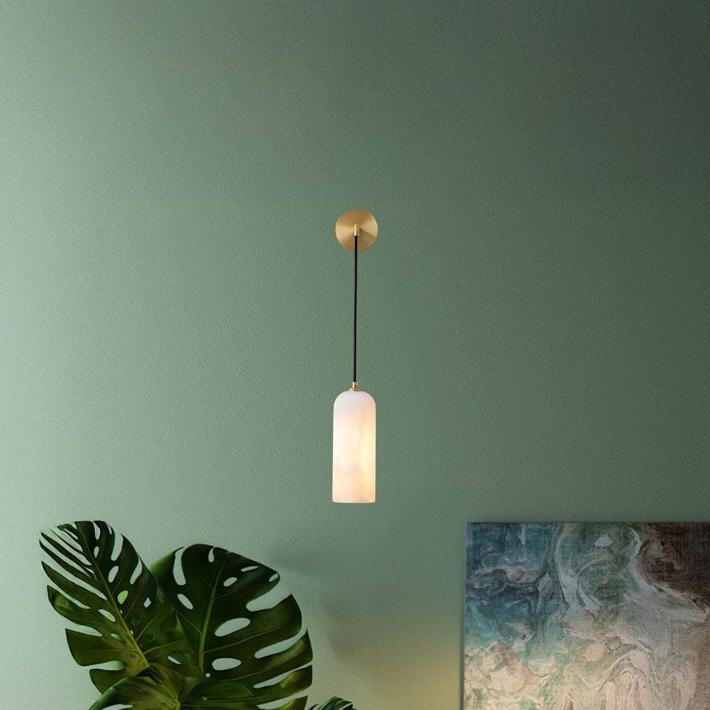 Monty Modern Brass Wall Lamp