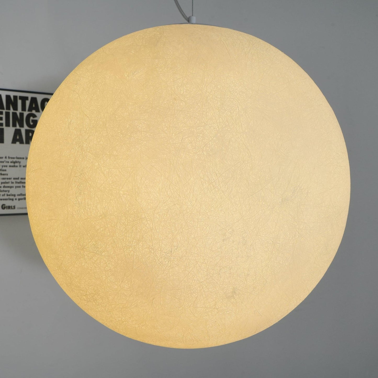 Moon Art Deco Material Pendant Lamp