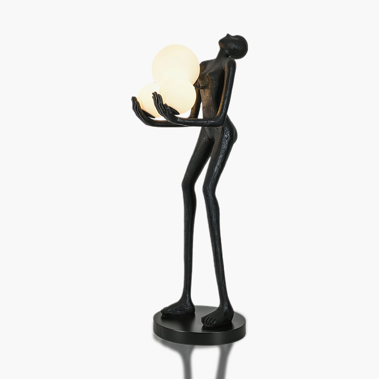 Moonlit Guardian Classic Crystal Floor Lamp