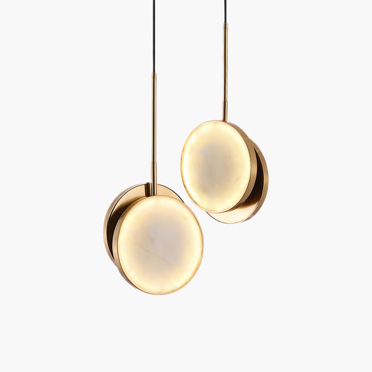 Moonshade Luxury Brass Pendant Light