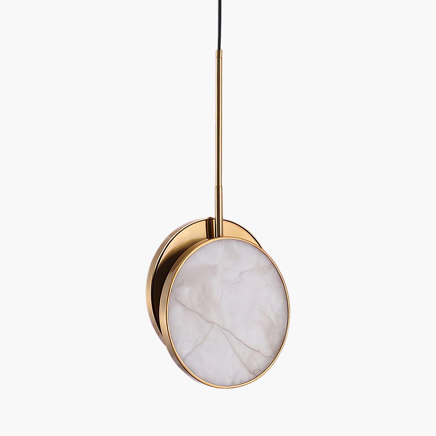 Moonshade Luxury Brass Pendant Light