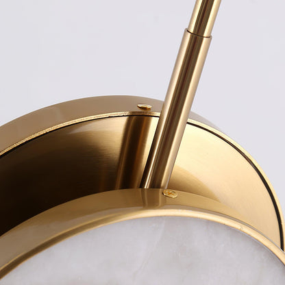 Moonshade Luxury Brass Pendant Light