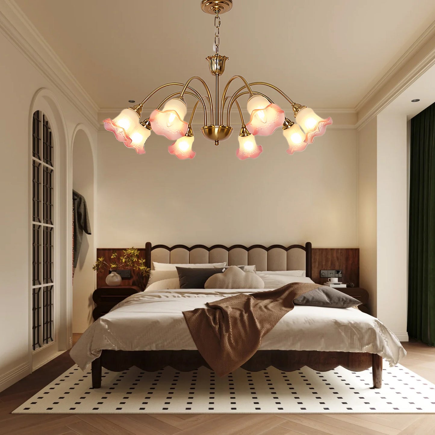 Morning Glory Luxury Crystal Chandelier