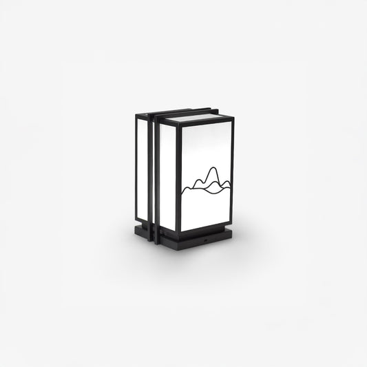 Mountain Minimalist Steel Outdoor Post Light