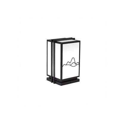 Mountain Minimalist Steel Outdoor Post Light