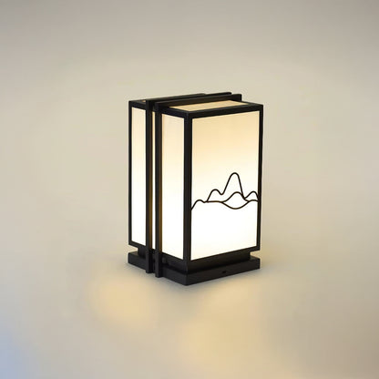 Mountain Minimalist Steel Outdoor Post Light