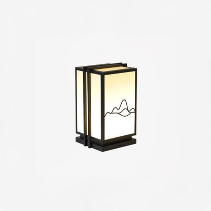 Mountain Minimalist Steel Outdoor Post Light