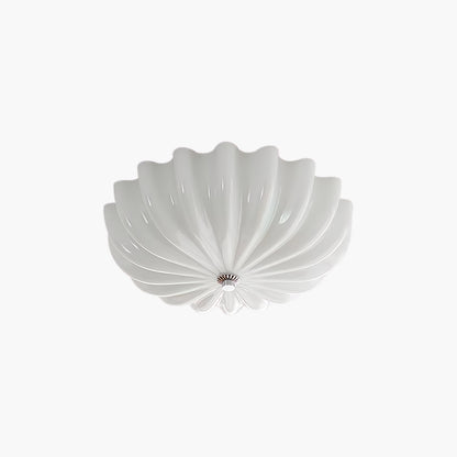 Murano Flush Minimalist Crystal Ceiling Light