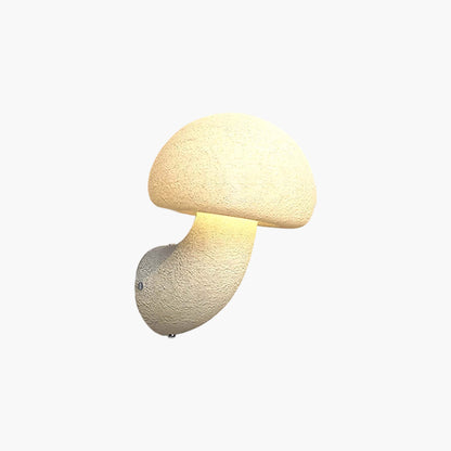 Mushroom Resin Art Deco Material Wall Lamp