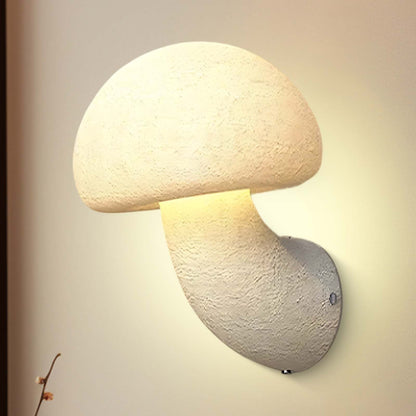 Mushroom Resin Art Deco Material Wall Lamp