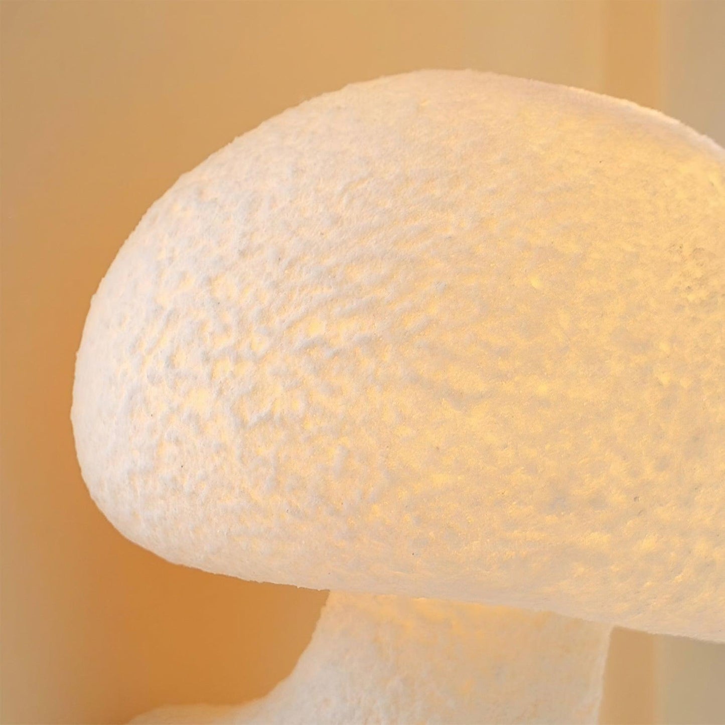 Mushroom Resin Art Deco Material Wall Lamp