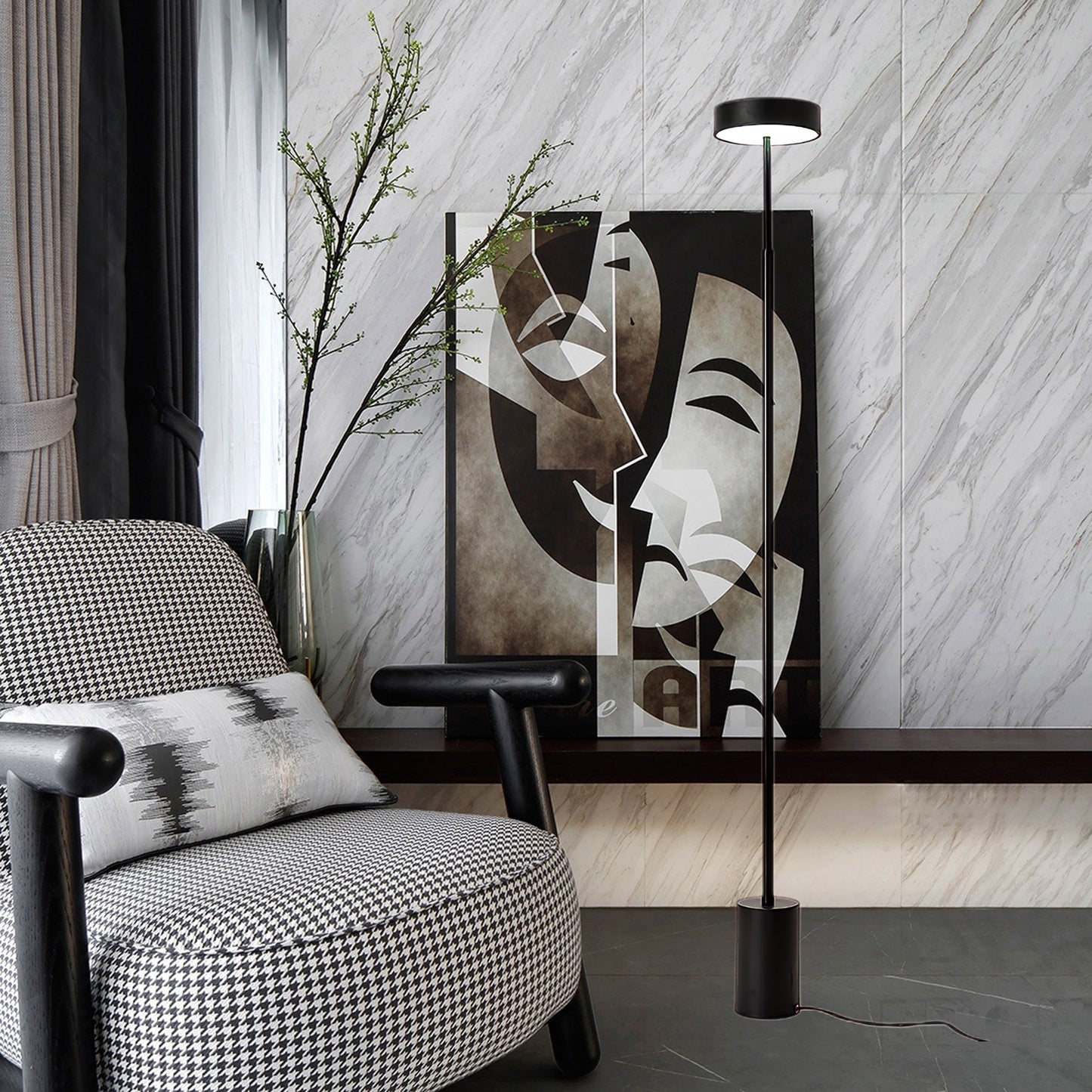 Naya Rotatable Modern Metal Floor Lamp