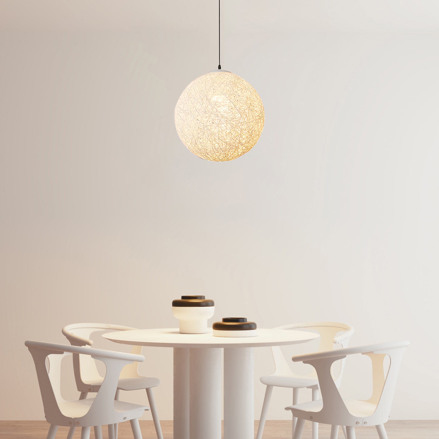 Nest Sphere Eclectic Metal Pendant Light