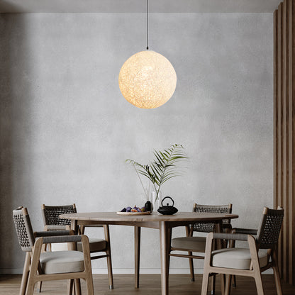 Nest Sphere Eclectic Metal Pendant Light