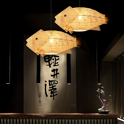 New Chinese Bamboo Meal Pendant Lamp