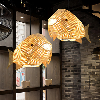 New Chinese Bamboo Meal Pendant Lamp