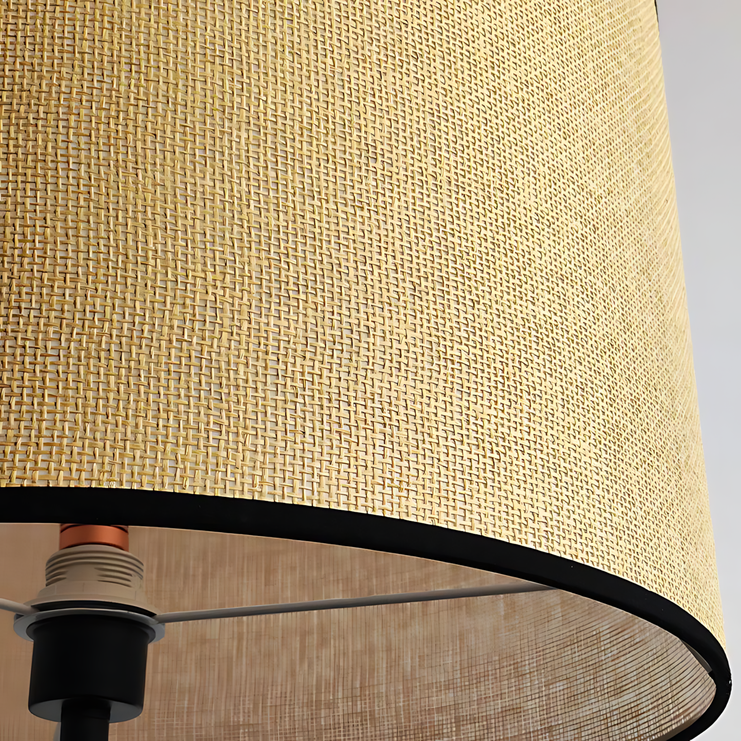 New Chinese Fabric Lounge Floor Lamp