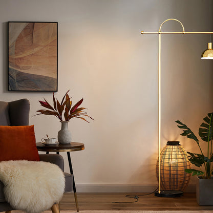 Nidal Minimalist Metal Floor Lamp