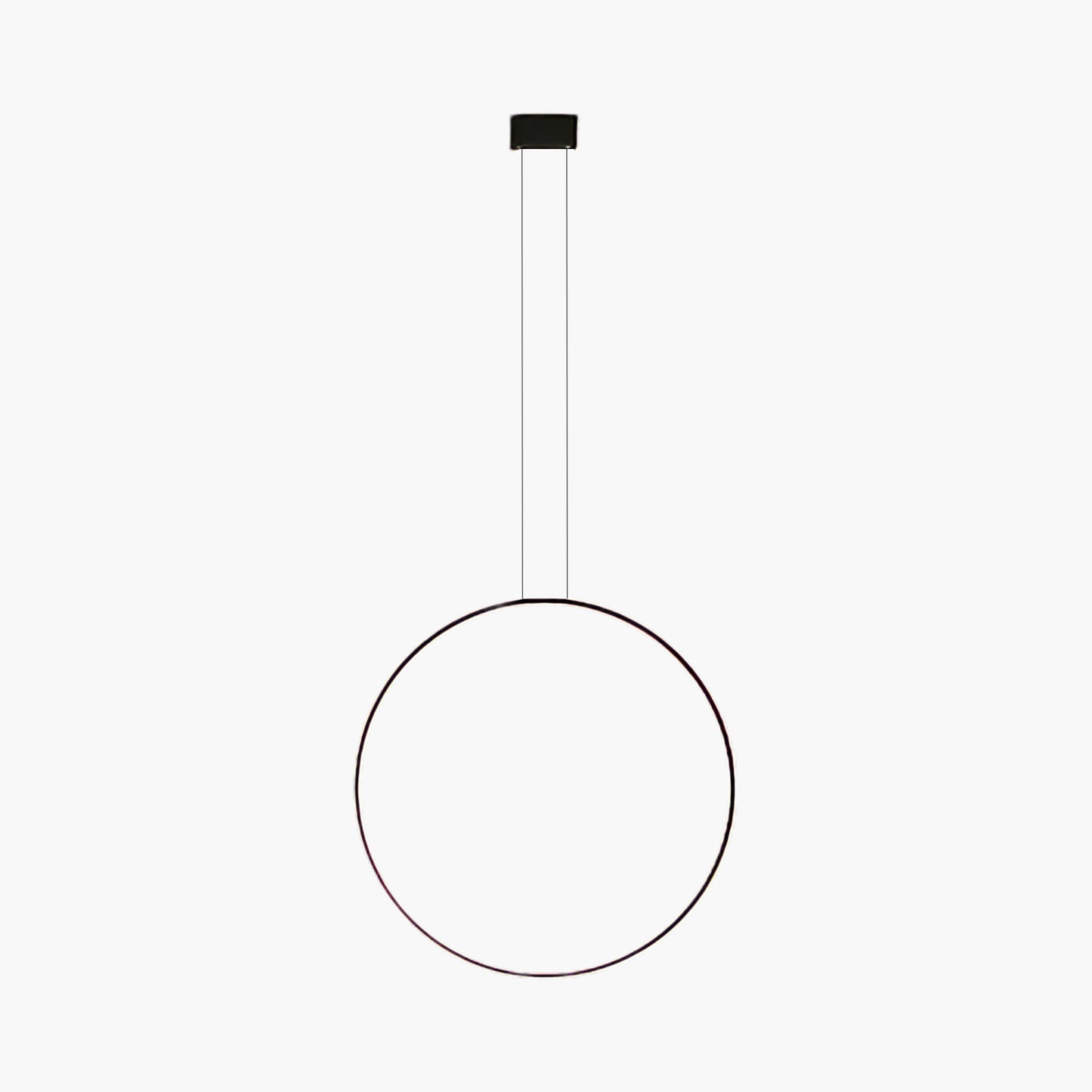 Nightfall Circle Minimalist Metal Pendant Light