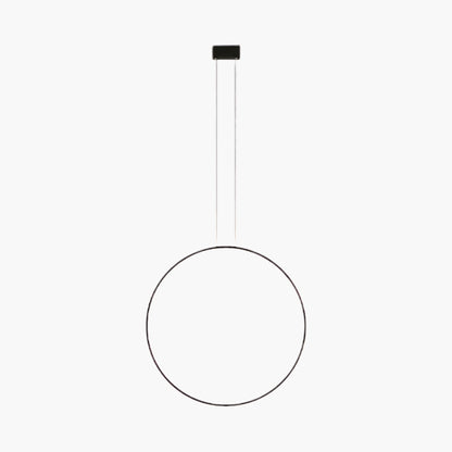 Nightfall Circle Minimalist Metal Pendant Light