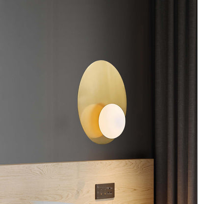 Nodes Angled Minimalist Crystal Wall Sconce