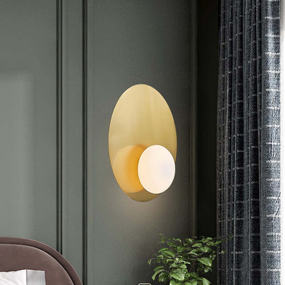 Nodes Angled Minimalist Crystal Wall Sconce