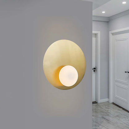 Nodes Angled Minimalist Crystal Wall Sconce