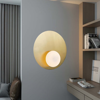 Nodes Angled Minimalist Crystal Wall Sconce