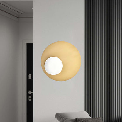 Nodes Angled Minimalist Crystal Wall Sconce