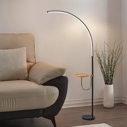 Nordic Arc Modern Metal Floor Lamp