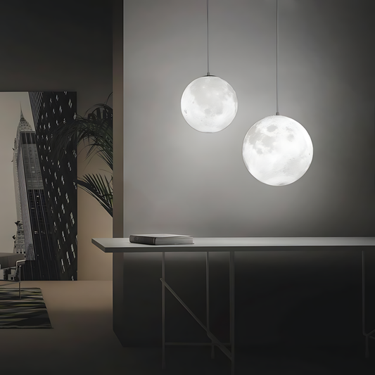 Nordic Moon Rest Pendant Lamp